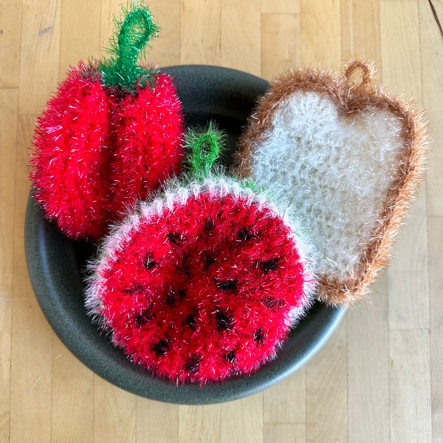 Hand crocheted Dish Scrubber – Haruharu Studio
