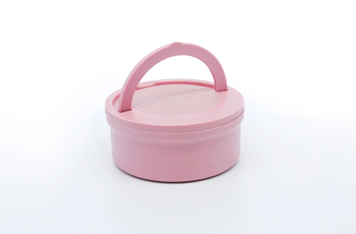 Kindtail Kind bowls/ Portable Travel & Home Bowl Set - Pink