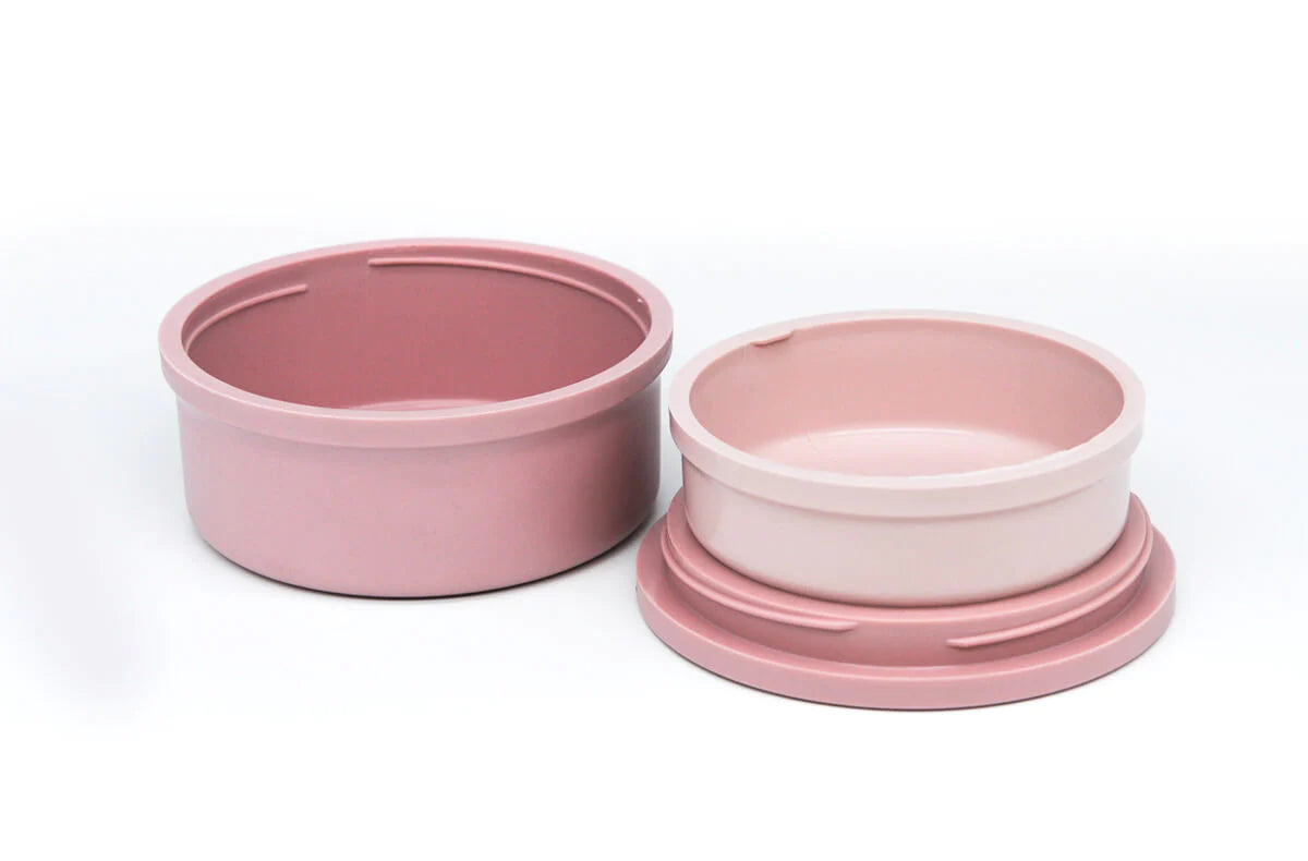 Kindtail Kind bowls/ Portable Travel & Home Bowl Set - Pink