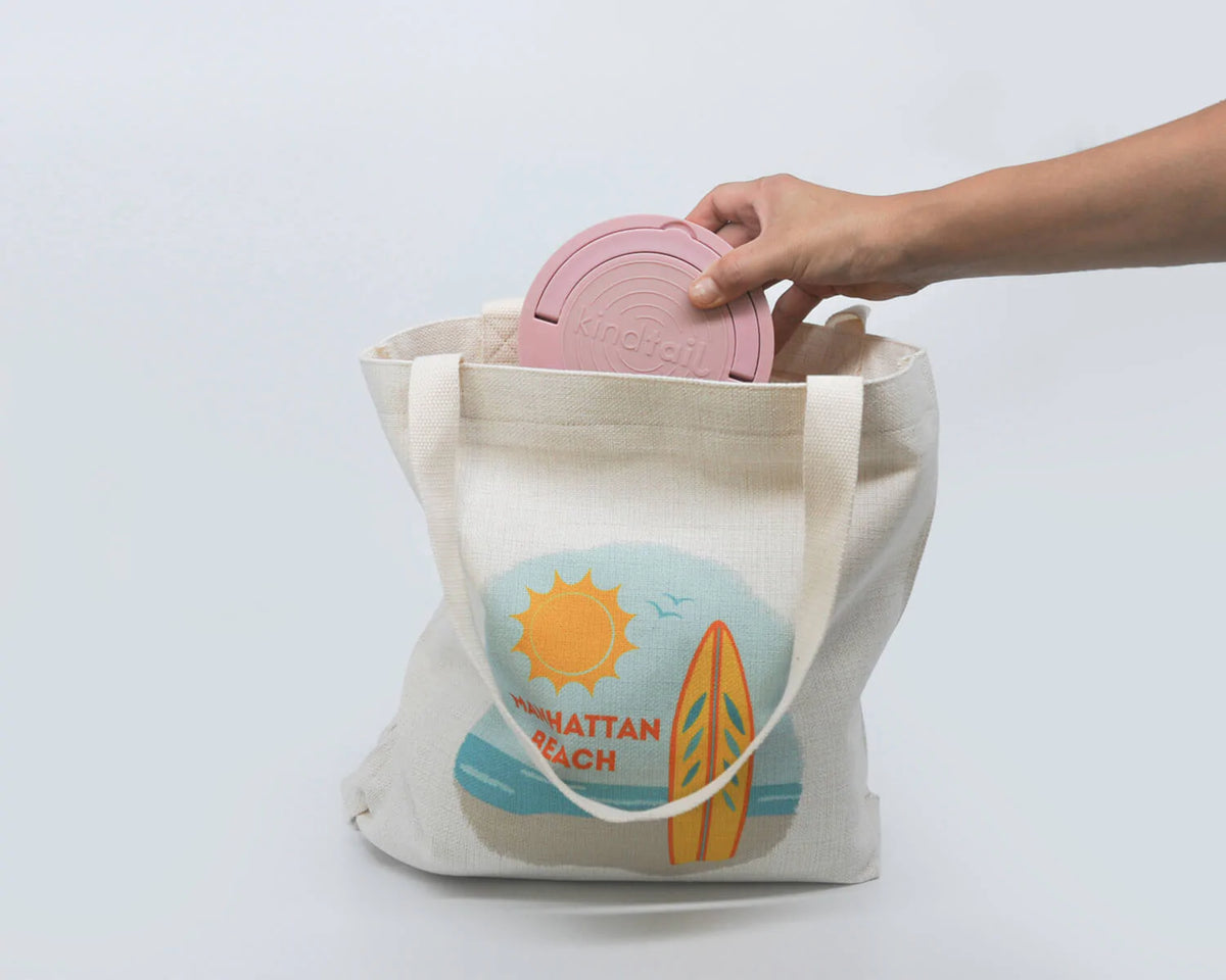 Kindtail Kind bowls/ Portable Travel & Home Bowl Set - Pink