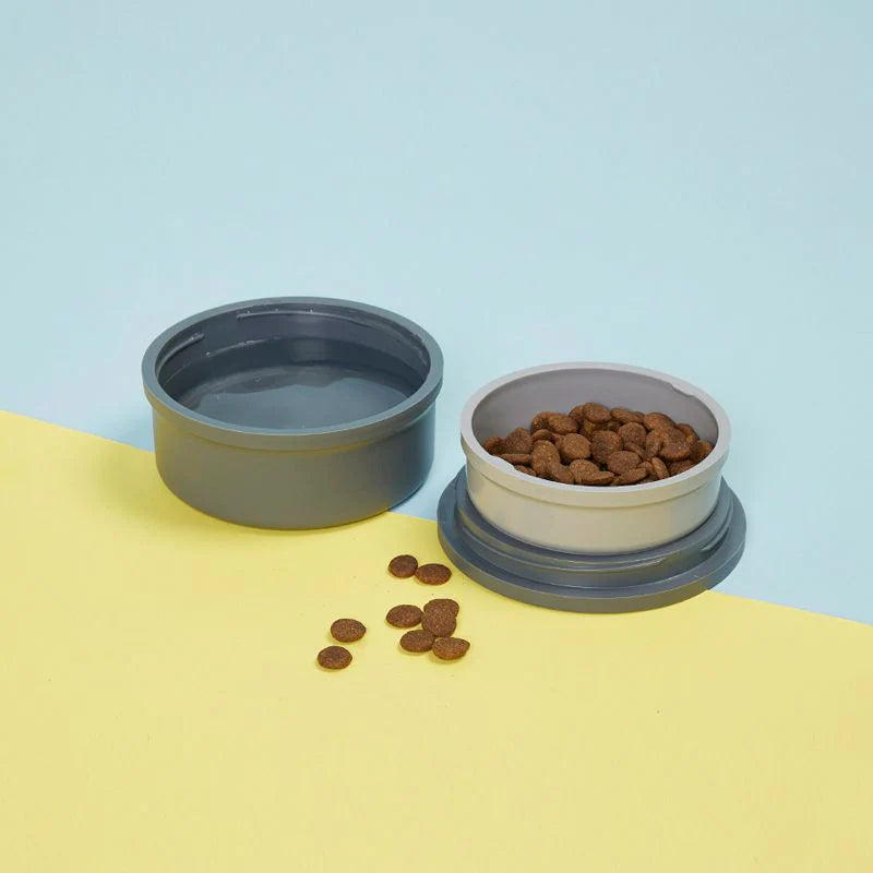 Kindtail Kind bowls/ Portable Travel & Home Bowl Set - Light Green