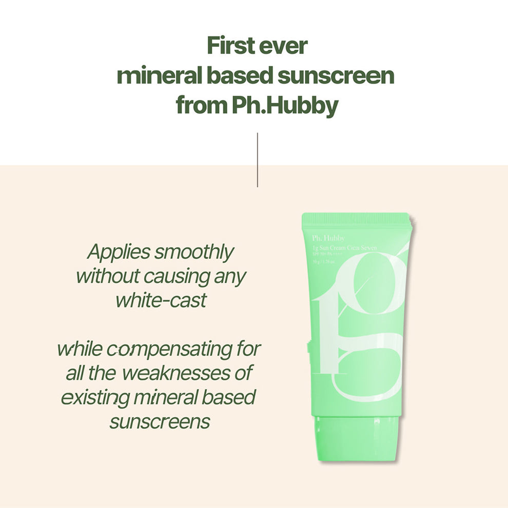 PH Hubby 1g Sun Cream Cica Seven SPF 50+ PA++++ – Haruharu Studio