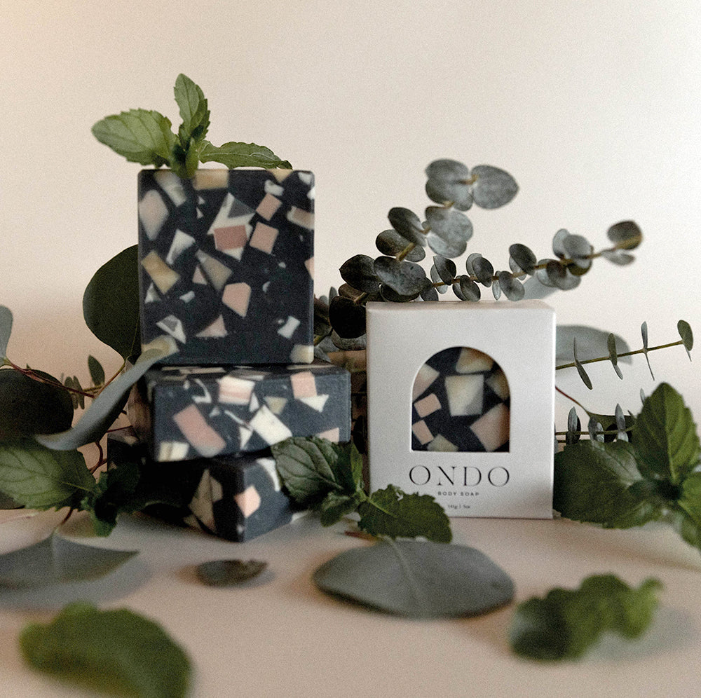 Ondo Peppermint Eucalyptus Terrazzo Soap