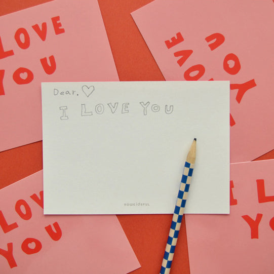 Howkidsful Postcard - I Love You