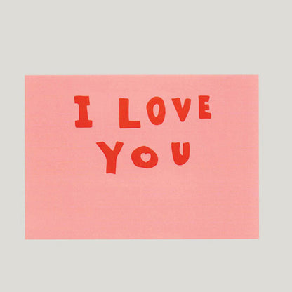 Howkidsful Postcard - I Love You