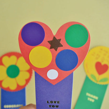 Howkidsful DIY Brooch card - Love you