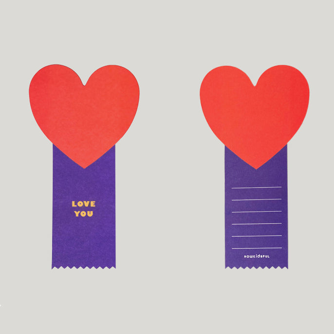 Howkidsful DIY Brooch card - Love you