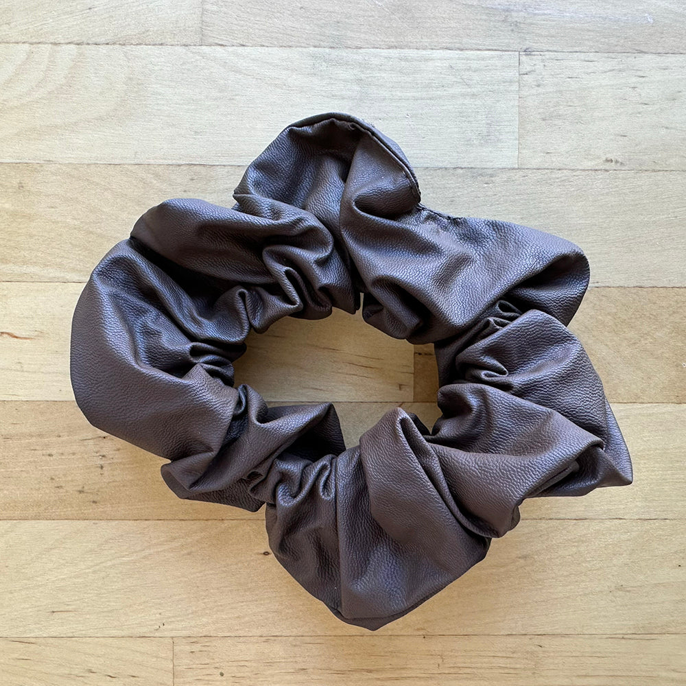 Hair scrunchy- Leatherette