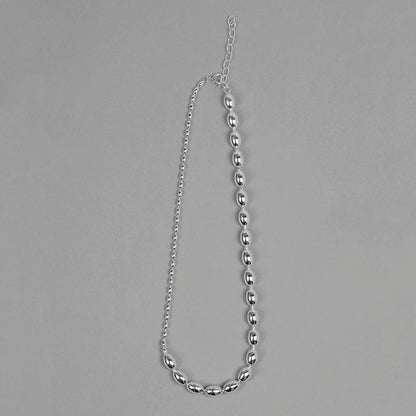 Chipe Chirit  Oval Chain Silver Necklace