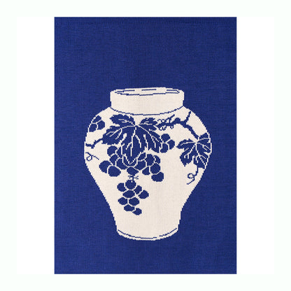 Bon'ee Days Blanket - Joseon Porcelain w Grapes