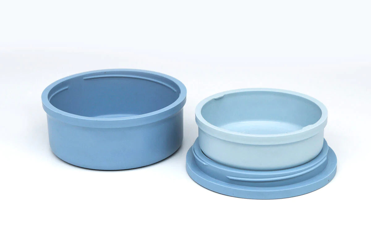 Kindtail  Kind bowls/ Portable Travel & Home Bowl Set - Light Blue