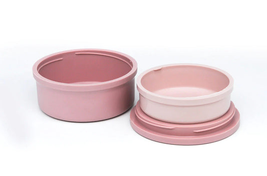 Kindtail  Kind bowls/ Portable Travel & Home Bowl Set - Pink