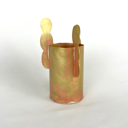 Soeul Craft Handle series - Soft circles Brass Cup