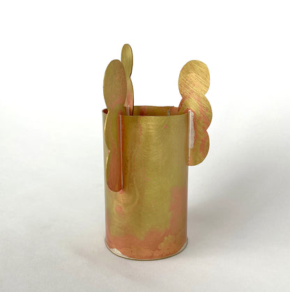 Soeul Craft Handle series - Soft circles Brass Cup